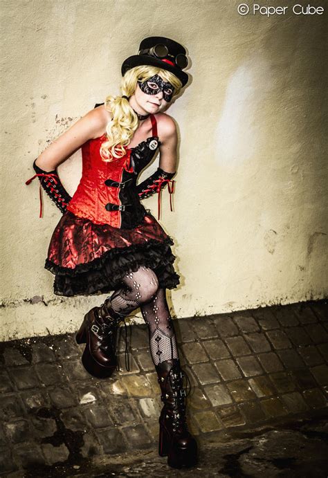 Steampunk Harley Quinn By Paper Cube On Deviantart