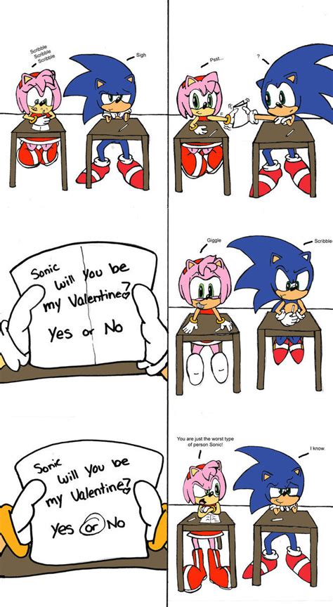 Very Funny Comic Lol Sonic And Amy Photo 18178029 Fanpop