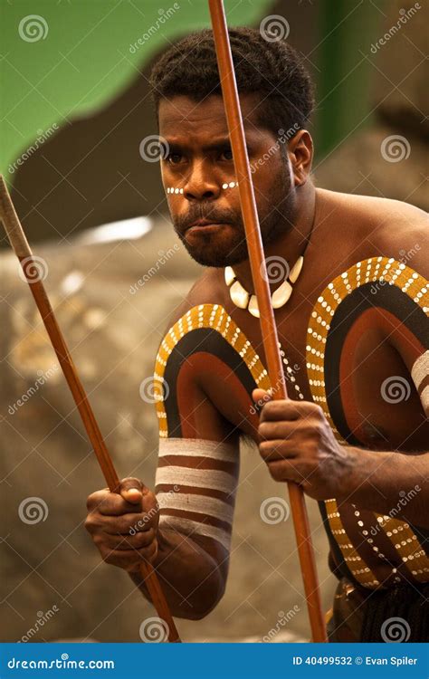 Aborigines Actor At A Performance Editorial Photography Image Of Kuranda Tribe 40499532