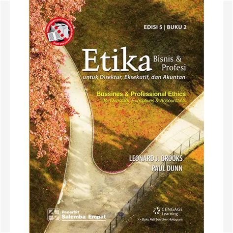 Jual ORIGINAL ETIKA BISNIS DAN PROFESI BUKU 2 EDISI 5 BROOKS Shopee