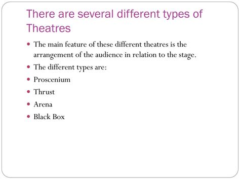 Ppt Types Of Theatres Powerpoint Presentation Free Download Id2264186
