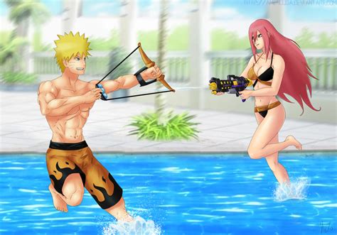 Commission Naruto X Tayuya Water Fun By Amenoosa On DeviantArt