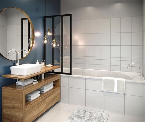 Comment Relooker Une Salle De Bain Madame Figaro Modern Bathroom