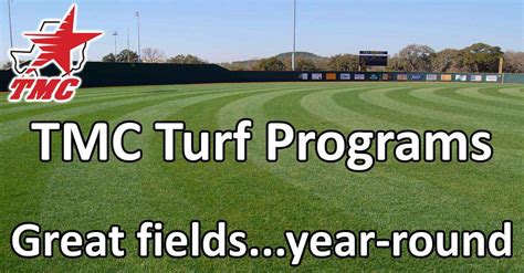 365 Day Field Maintenance Program Tmc Sports Turf