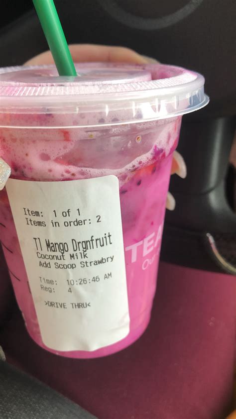 Check spelling or type a new query. 👅👅👅 1. Mango dragon fruit refresher 2. Coconut milk 3. Add ...