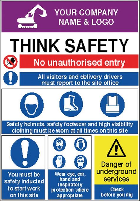 Think Safety Site Board | OnSite Support