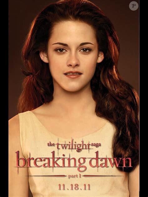 vidéo affiche du film twilight chapitre iv révélation partie i avec kristen stewart