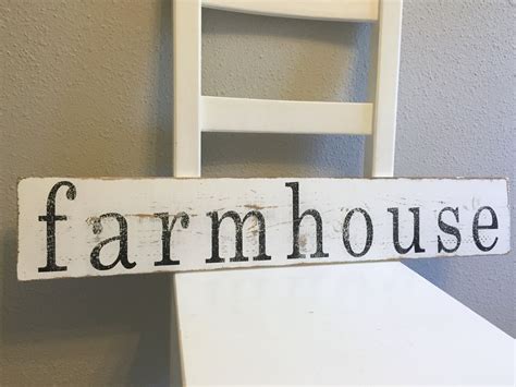 Made To Order Rustic Wooden Farmhouse Sign Farmhouse Decor Etsy