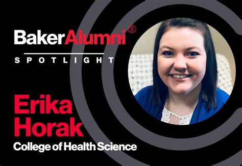 Alumni Spotlight Erika Horak Administrative Assistant For Memorial
