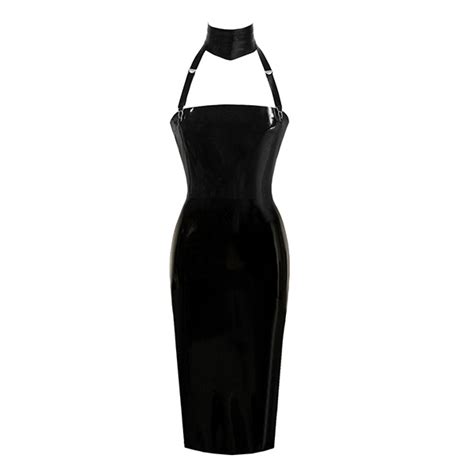 Couture Latex Restricted Strapless Pencil Dress Atsuko Kudo
