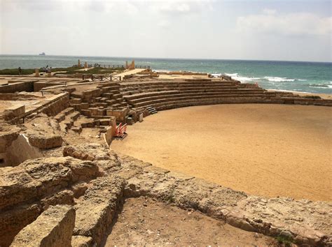 Roman Hippodrome Caesarea Israel Places To See Holy Land Israel Ancient World Maps