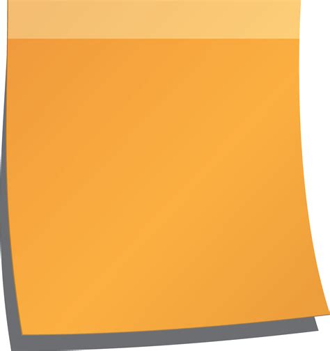Sticky Note PNG Transparent Image Download Size X Px
