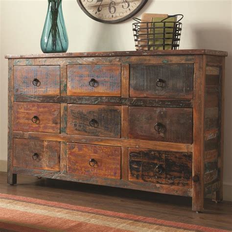 Rta cabinets at wholesale prices, sample & kitchen cabinet. Rustic 9 Drawer Reclaimed Wood Accent Cabinet, Columbia SC ...