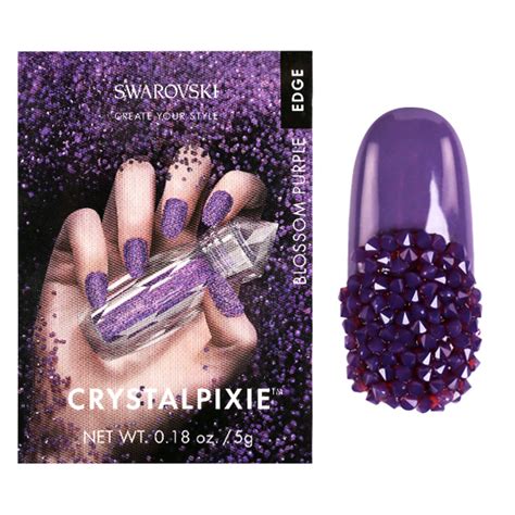 Swarovski Crystal Pixie Edge Blossom Purple Pixy Strasszkő Válogatás Strassz Kő Strassz