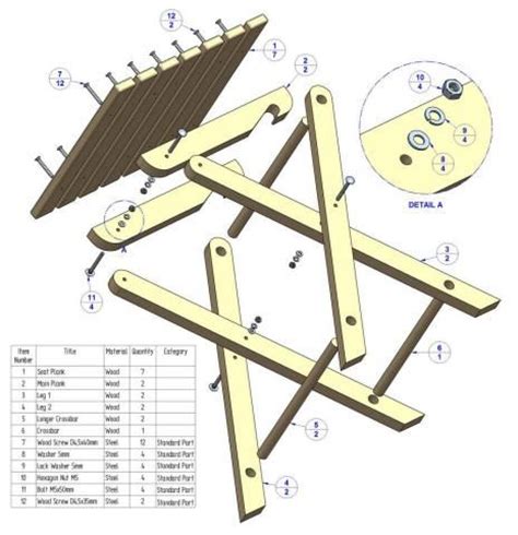 This alternate design option is available to download in this online extra. Folding Camp Chair Plans - WoodWorking Projects & Plans