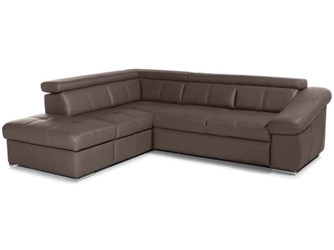 Si vous êtes à la recherche d'un canapé d'angle, vous allez aimer le vaste choix offert en la matière par notre boutique en ligne. Canapé d'angle gauche convertible en cuir 4 places BRAVO ...