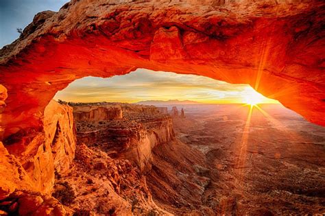 Mesa Arch At Sunrise In Canyonlands Utah Taken By Dan Esarey On A