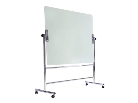 Porto Swivel Tempered Glass Office Whiteboard With Castors By Archyi