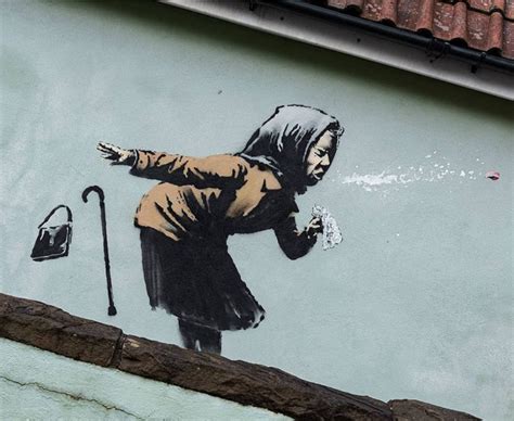 une nouvelle œuvre de banksy apparaît à bristol arts in the city