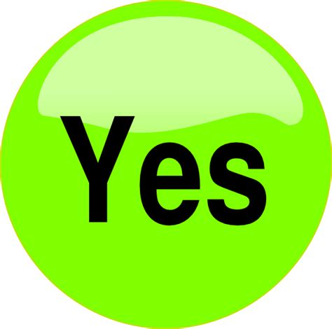 Yes Sign Png