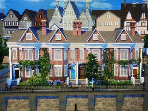 I Built An English Edwardian Terrace In The Sims 4 Because Im