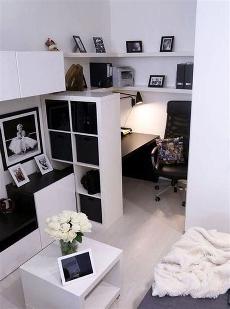 32 Nice Small Home Office Design Ideas Pimphomee Small Home Office