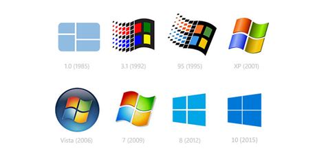 The Evolution Of The Windows Logo With Images Logos Graphic Design Riset