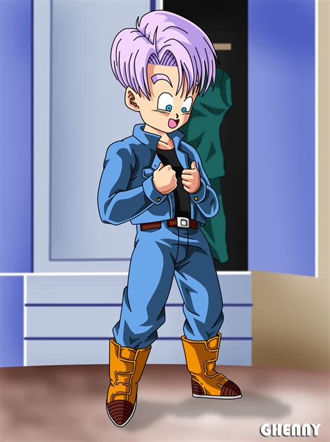He came from the future of an alternate timeline ravaged by androids, to learn how he can combat them. Dragon Ball Z - Kid Trunks Changing Clothes by ghenny on ...