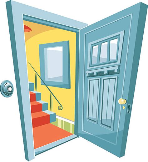 Open Door Illustrations And Clipart Door Decorate