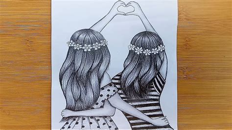 Friendship Art Drawings Pictures
