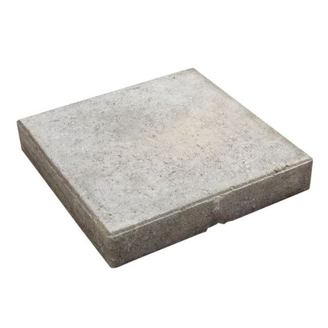 Oldcastle 12 In L X 12 In W Gray Square Patio Stone Bbq Pit Patio