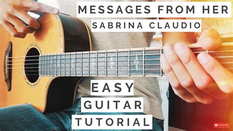 Messages From Her Sabrina Claudio Guitar Tutorial Messages From Her