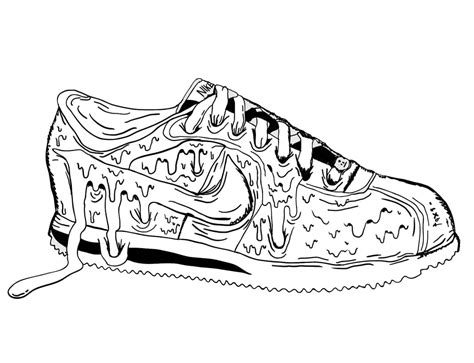 Nike Coloring Pages Best Coloring Pages For Kids Air Jordan Shoe