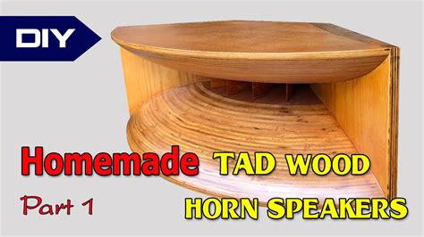 This horn is the successor to the summer. DIY Wood horn speakers. Part 1. Làm loa kèn gỗ. - YouTube