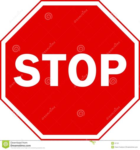 Stop Sign Stock Image Image 31721