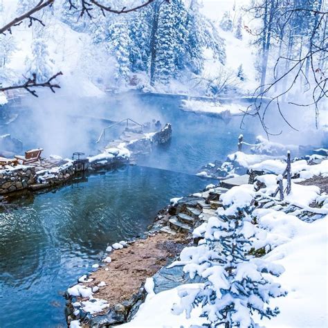 5 Natural Hot Springs For Cool Winter Escapes Winter Escapes Hot