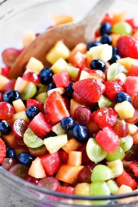 This Fruit Salad Recipe Is Full Of Colorful Fruit And Has A Delicious