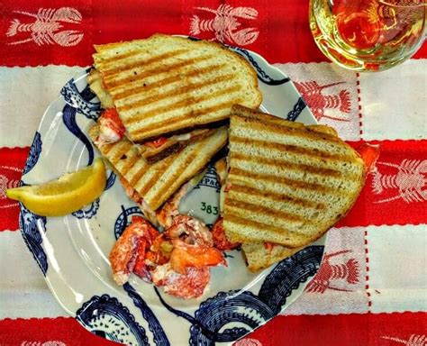 The Ultimate Lobster Grilled Cheese Panini Sandwich