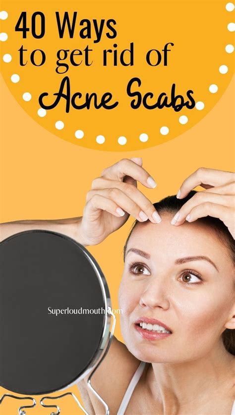 How To Get Rid Of Acne Scabs On Face Overnight At Home Get Rid Of Bumps