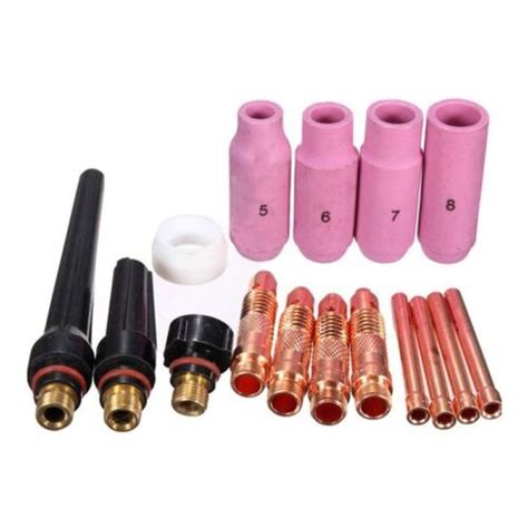 Pcs TIG Consumable Gas Lens Collet Body Kit For WP TIG