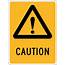 Warning Caution  NZ Safety Blackwoods