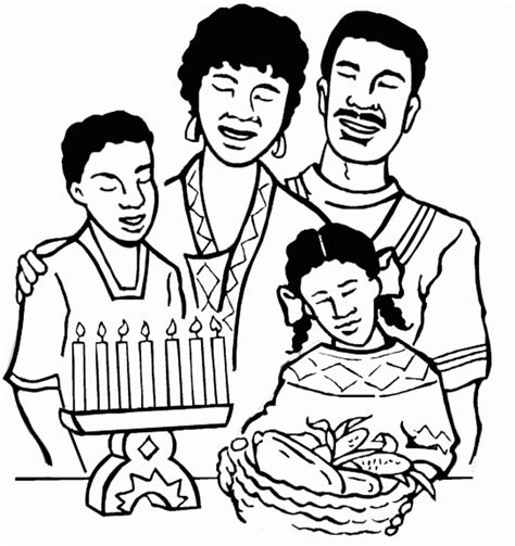 kwanzaa coloring page coloring home