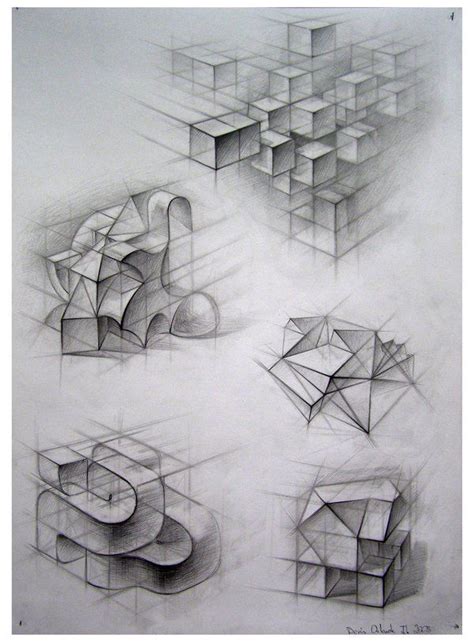 Cube Interpretation By Swat1 On Deviantart Perspective Art Geometry