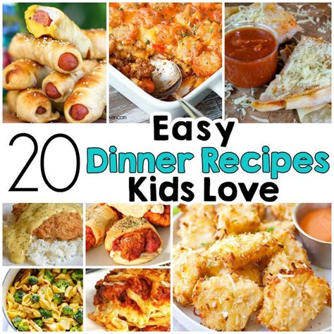 22 Ideas For Easy Dinners For Kids To Make Best Round Up Recipe