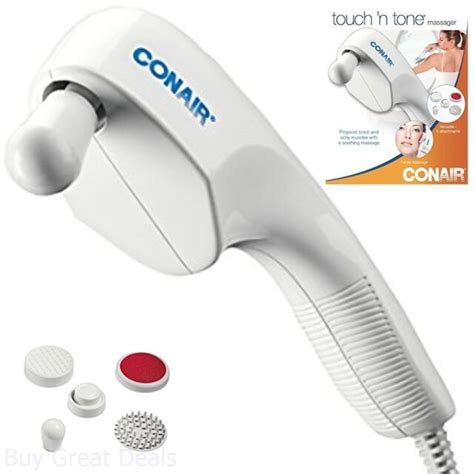 Conair Touch N Tone Massager With 5 Attachments Ebay