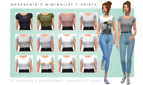 Minimalist T Shirts With Pockets• Stand Alone Recolours Of The Base