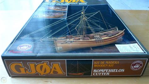 Constructo 80810 Gjoa 160 Scale Wood Ship Model Kit Sealed Fittings Em