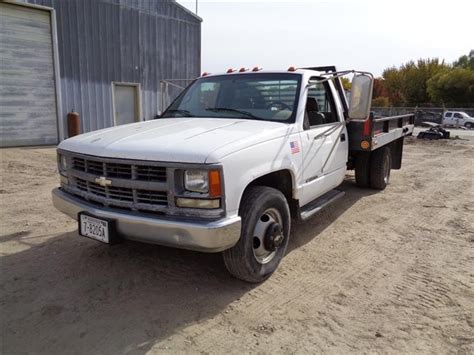 2000 Chevrolet Gmt 400 C3500 Flatbed Dually Pickup Bigiron Auctions