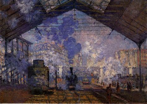 La Gare Saint Lazare De Claude Monet Histoire Des Arts