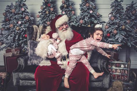 Psbattle Girl Tries To Get Away From Santa Claus Rphotoshopbattles